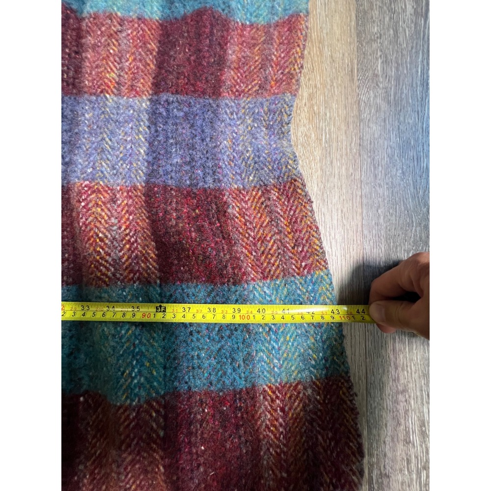 Eddie Doherty Handwoven Tweed Blanket Unisex OS Multicolor Wool Irish Throw - Picture 4 of 4